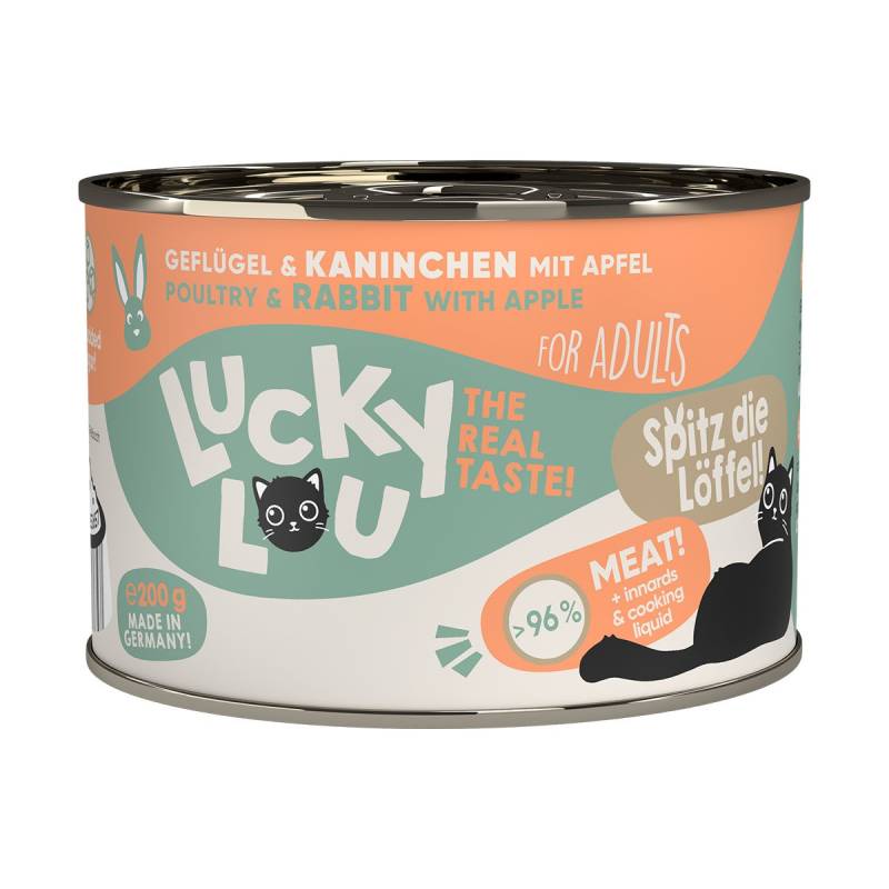 Lucky Lou Lifestage Adult Geflügel & Kaninchen 6x200g von Lucky Lou