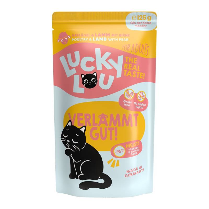 Lucky Lou Lifestage Adult Geflügel & Lamm 16x125g von Lucky Lou