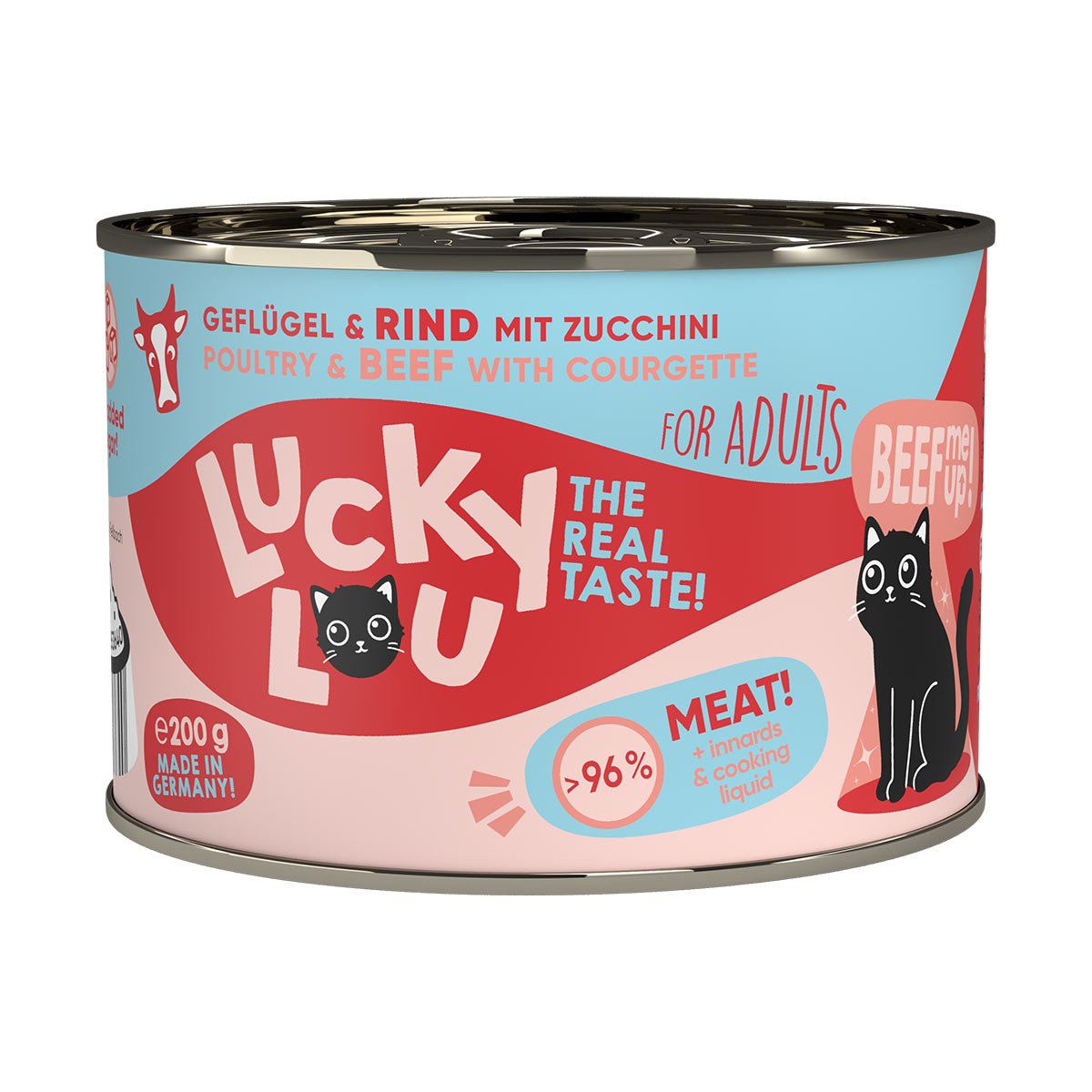 Lucky Lou Lifestage Adult Geflügel & Rind 6x200g von Lucky Lou