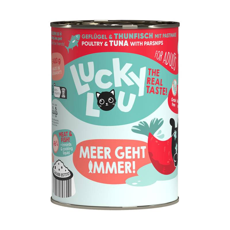 Lucky Lou Lifestage Adult Geflügel & Thunfisch 6x400g von Lucky Lou