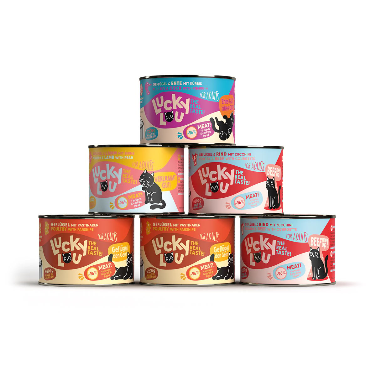 Lucky Lou Lifestage Adult Tasty-Mix 6x200g von Lucky Lou