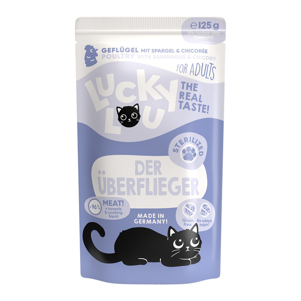 Lucky Lou Lifestage Sterilized Geflügel 16x125g von Lucky Lou