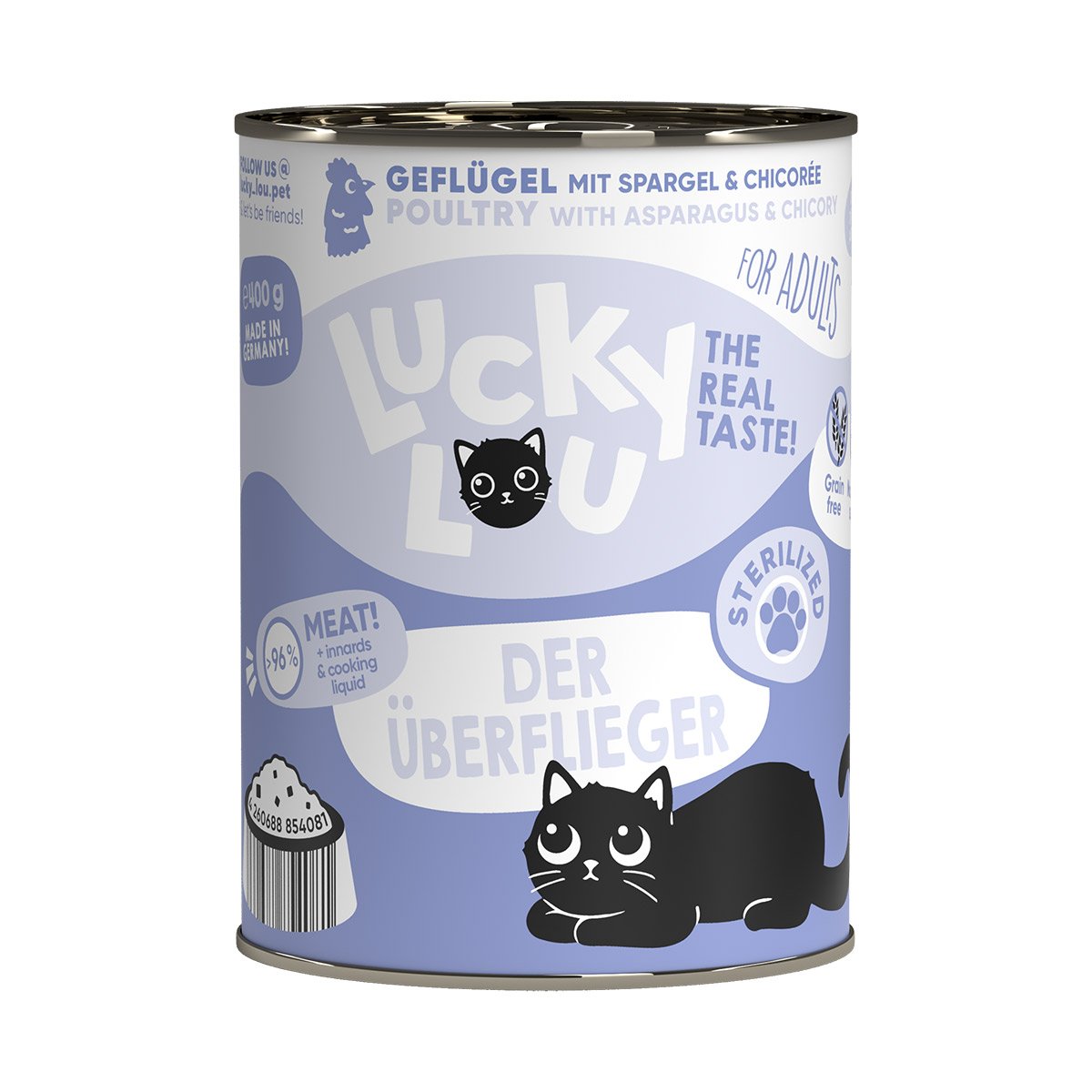 Lucky Lou Lifestage Sterilized Geflügel 24x400g von Lucky Lou