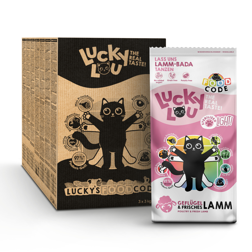 Lucky Lou Light Geflügel & Lamm - 9 kg von Lucky Lou