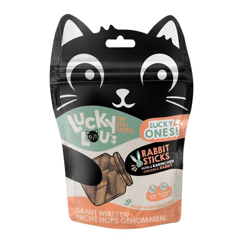 Lucky Lou Lucky Ones Sticks Huhn & Kaninchen 4x50g von Lucky Lou