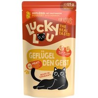 Lucky Lou Nassfutter Katze Adult Geflügel 16x125 g von Lucky Lou