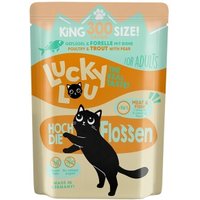 Lucky Lou Nassfutter Katze Adult Geflügel & Forelle 12x300 g von Lucky Lou