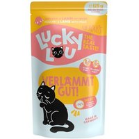 Lucky Lou Nassfutter Katze Adult Geflügel & Lamm 16x125 g von Lucky Lou