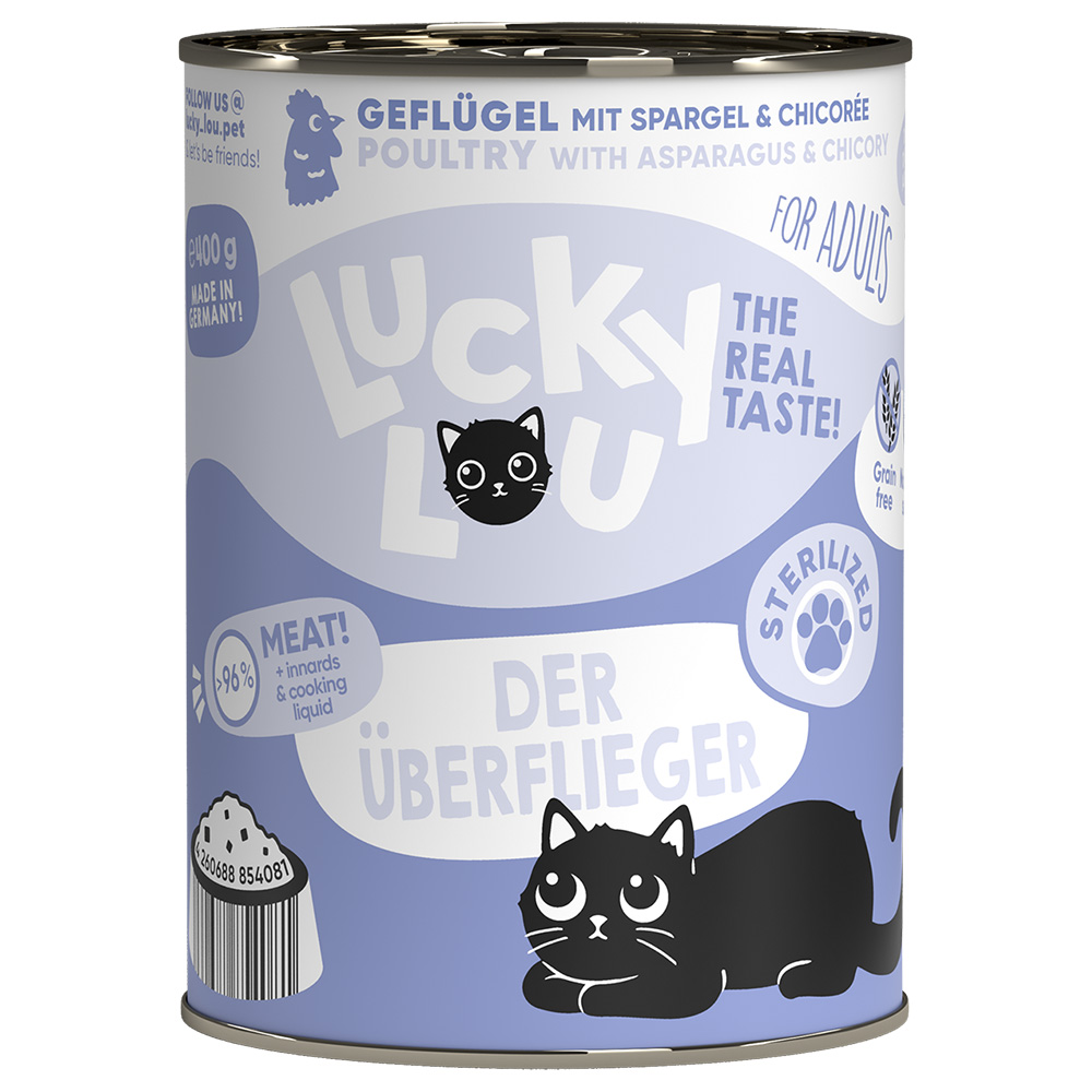 Lucky Lou Sterilized 6 x 400 g - Geflügel von Lucky Lou