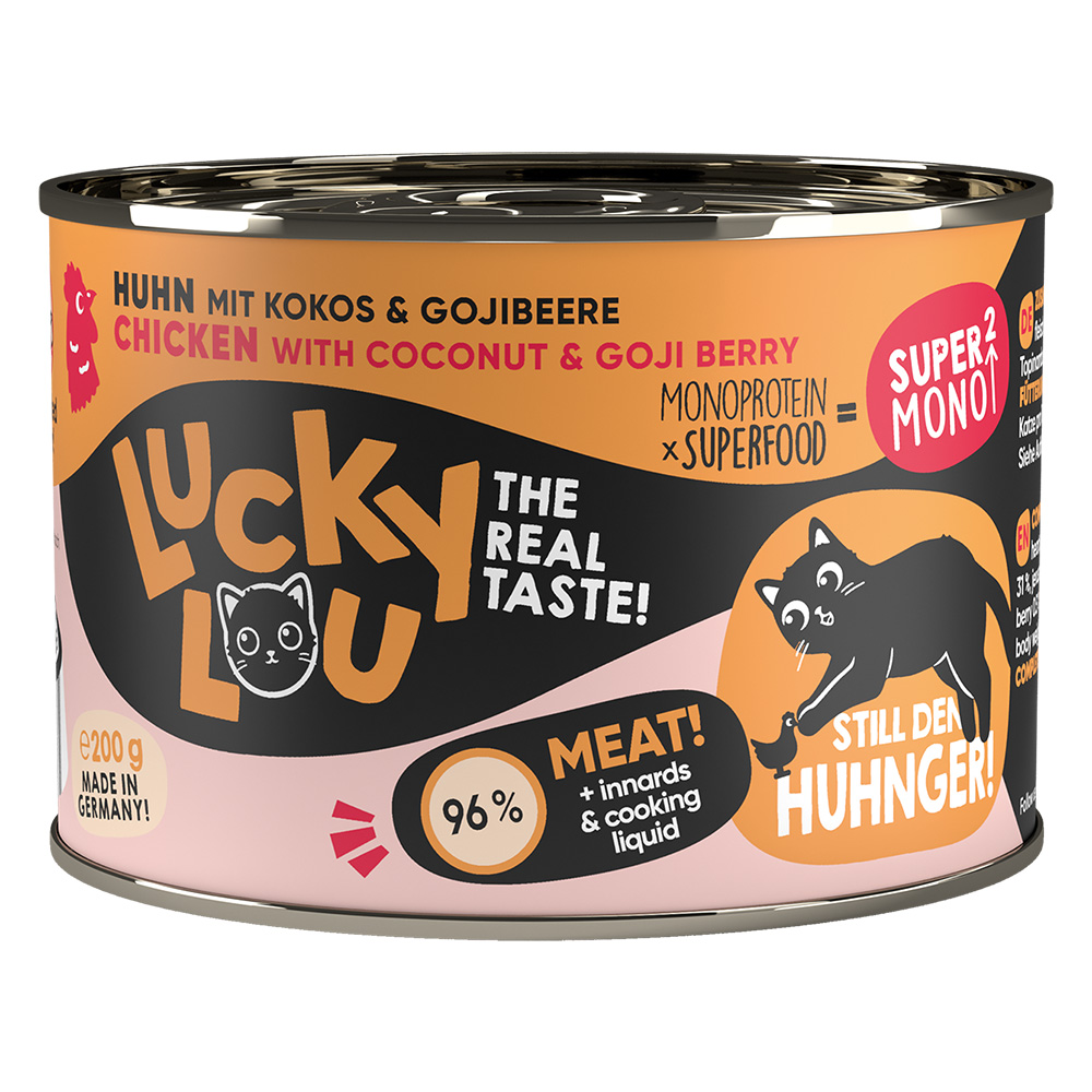 Lucky Lou SuperMono² 6 x 200 g - Huhn von Lucky Lou