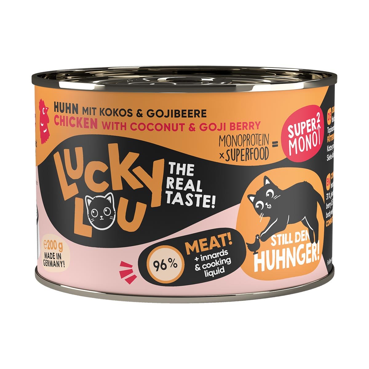 Lucky Lou SuperMono² Huhn 24x200g von Lucky Lou