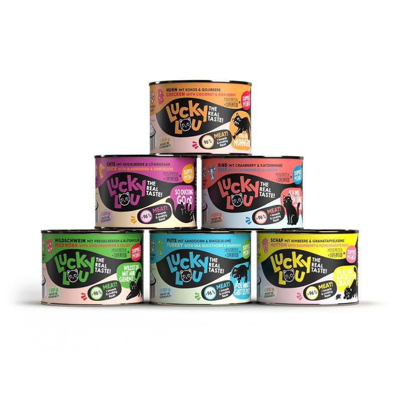 Lucky Lou SuperMono² Multipack 6x200g von Lucky Lou