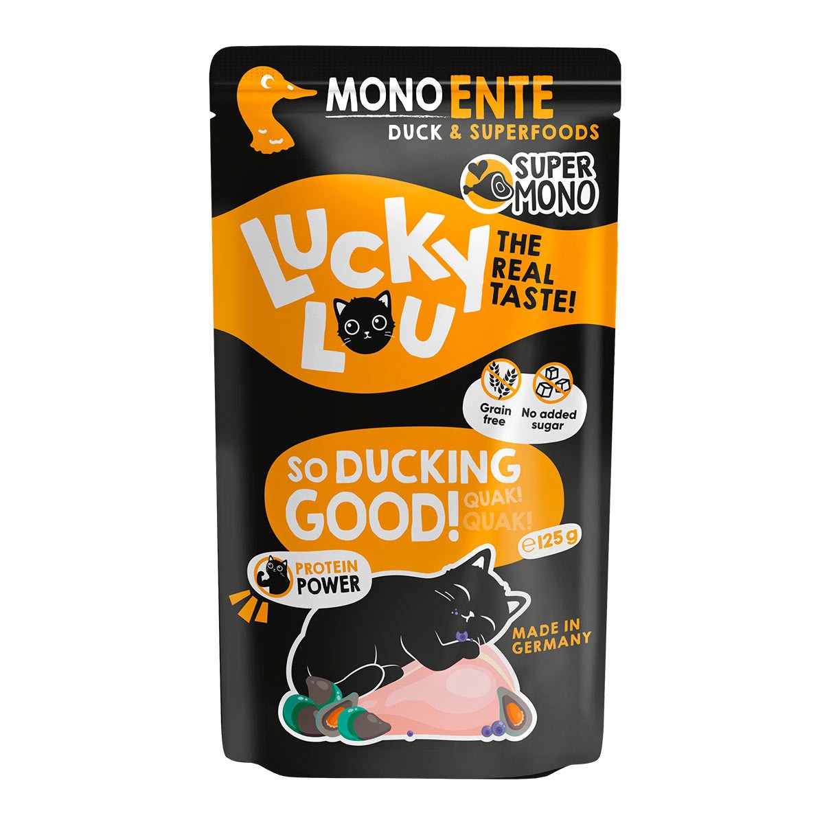 Lucky Lou SuperMono² Ente 16x125g Lucky Lou SuperMono² Ente 16x125g von Lucky Lou