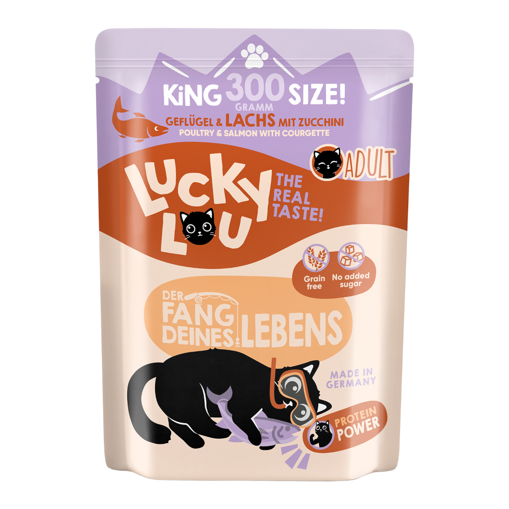 Sparpaket Lucky Lou Adult 2 x 300 g - Geflügel & Lachs Sparpaket Lucky Lou Adult 2 x 300 g - Geflügel & Lachs von Lucky Lou