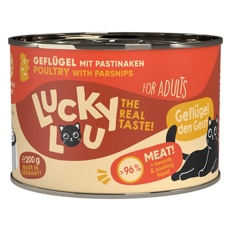 Sparpaket Lucky Lou Adult 24 x 200 g - Geflügel von Lucky Lou