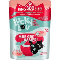Sparpaket Lucky Lou Adult 24 x 300 g - Geflügel & Thunfisch von Lucky Lou