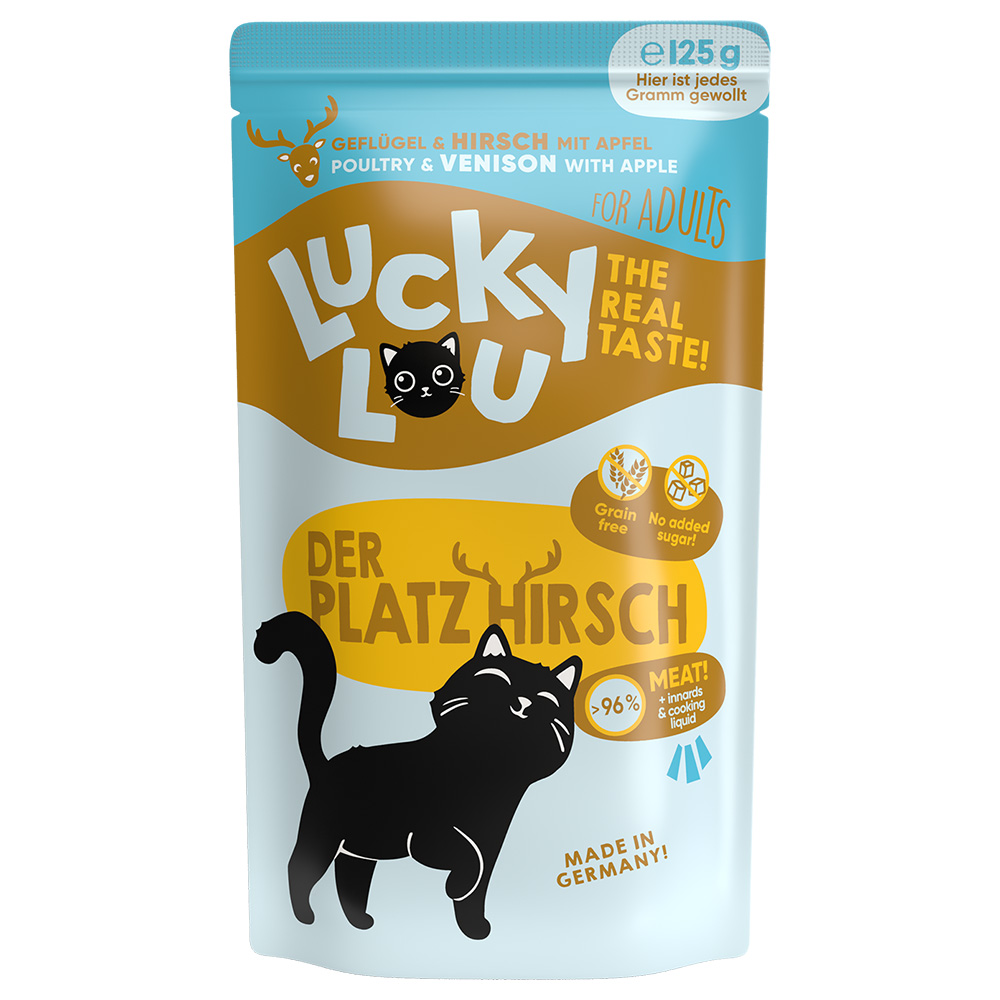 Sparpaket Lucky Lou Adult 48 x 125 g - Geflügel & Rind Sparpaket Lucky Lou Adult 48 x 125 g - Geflügel & Rind von Lucky Lou