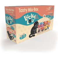 Sparpaket Lucky Lou Adult 48 x 125 g - Tasty-Mix (4 Sorten gemischt) von Lucky Lou