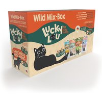 Sparpaket Lucky Lou Adult 48 x 125 g - Wild-Mix (4 Sorten gemischt) von Lucky Lou