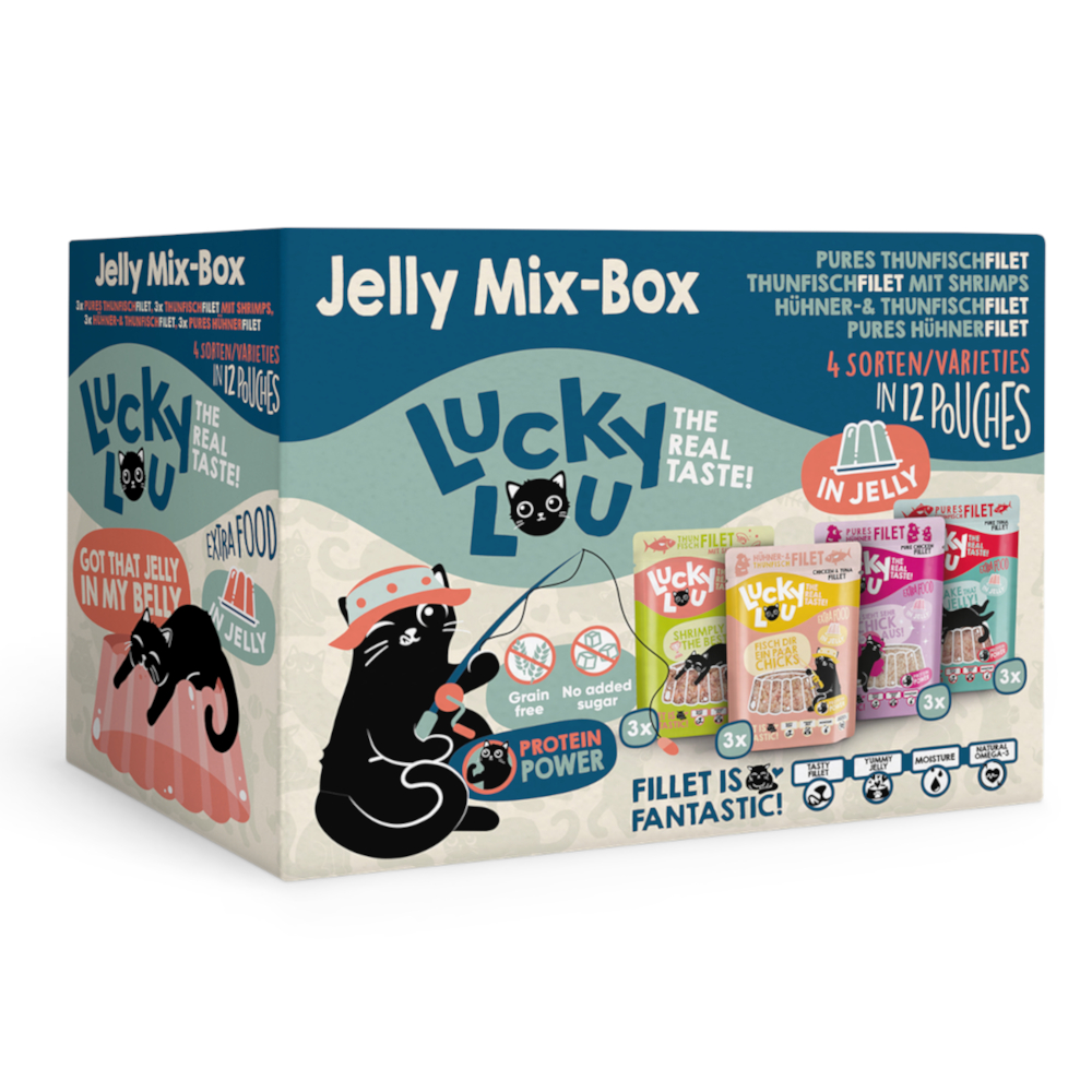 Sparpaket Lucky Lou Extra Food 24 x 70 g Mix-Box Sparpaket Lucky Lou Extra Food 24 x 70 g Mix-Box von Lucky Lou