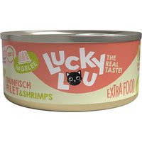 Sparpaket Lucky Lou Extra Food Filet in Gelee 36 x 70 g - Thunfisch & Shrimps von Lucky Lou