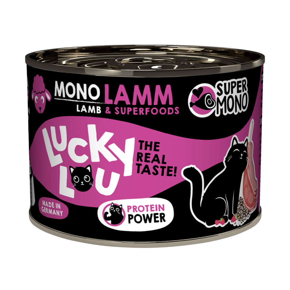 Sparpaket Lucky Lou SuperMono 2 x 200 g - Lamm Sparpaket Lucky Lou SuperMono 2 x 200 g - Lamm von Lucky Lou