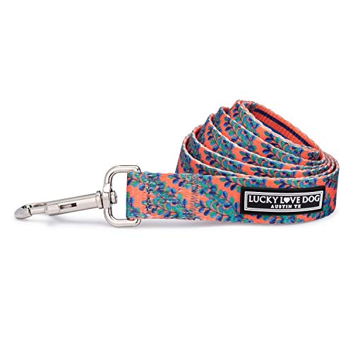 Lucky Love Dog Leash Hundeleine mit lebendigem Blumenmuster für kleine Hunde, strapazierfähig und langlebig, (Penny, klein) von Lucky Love Dog