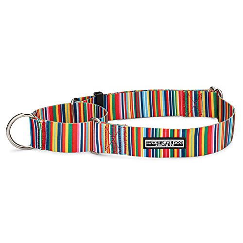 Lucky Love Dog Breites Martingale-Hundehalsband, rutschfest, langlebig und weich, 3,8 cm, Martingal-Halsband für Hunde männlich und weiblich, ideal für Training und Spaziergänge, stilvolles von Lucky Love Dog