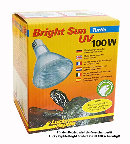 Lucky Reptile Bright Sun Turtle (100 Watt) für Wasserschildkröten von Lucky Reptile