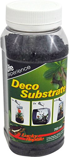 Lucky Reptile DS-06 Deco Substrate - Kies, 750 ml, schwarz von Lucky Reptile