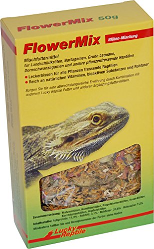 Lucky Reptile Flower Mix 50 g, Blütenmischung für Reptilien und andere Tiere von Lucky Reptile