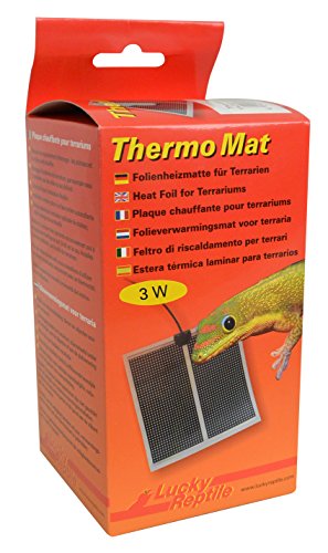 Lucky Reptile HTM-3 Thermo Mat 3 W, Heizmatte für Terrarien, 10 x 12,5 cm von Lucky Reptile