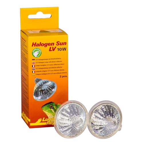 Lucky Reptile Halogen Sun LV Wärmestrahler Doppelpack - 10W Wärmestrahler für G5.3-Stecksockel - Lampe mit guter Licht- & Wärmeausbeute im Lichtfokus - Beleuchtung für Reptilien Lucky Reptile Halogen Sun LV Wärmestrahler Doppelpack - 10W Wärmestrahler für G5.3-Stecksockel - Lampe mit guter Licht- & Wärmeausbeute im Lichtfokus - Beleuchtung für Reptilien von Lucky Reptile