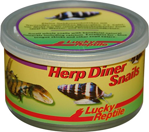 Lucky Reptile Herp Diner Snails 35 g - Süßwasser-Schnecken mit Gehäuse für schneckenfressende Tiere - mit natürlichen Mineralien wie Calcium - auch für Wasserschildkröten & Dornschildkröten von Lucky Reptile