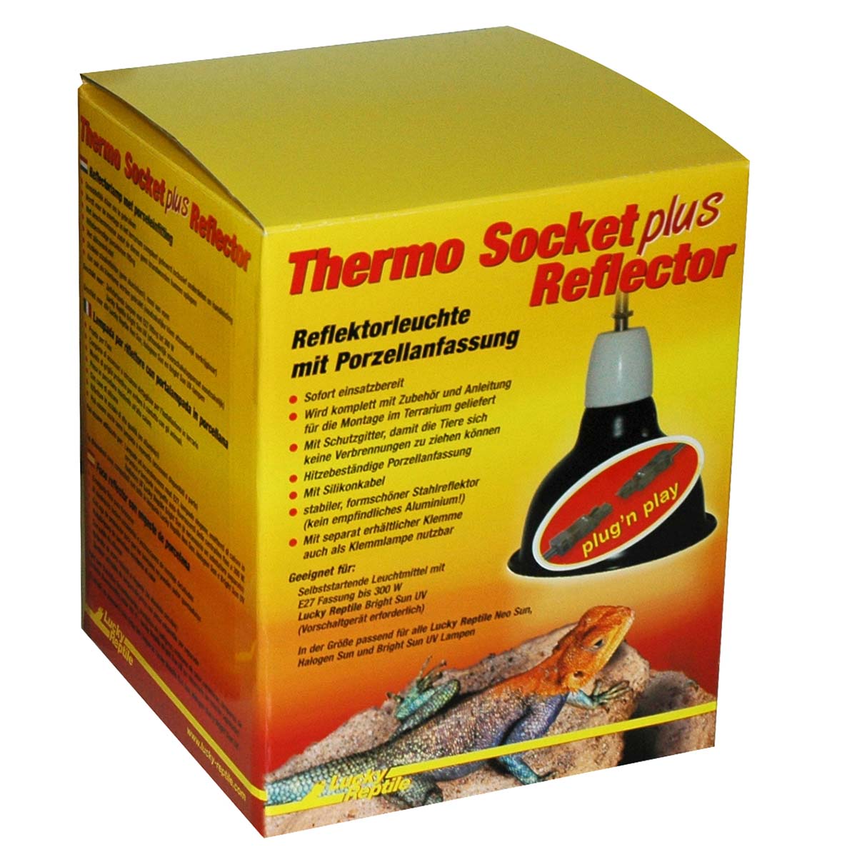 Lucky Reptile Thermo Socket + Reflector PRO Kurz von Lucky Reptile