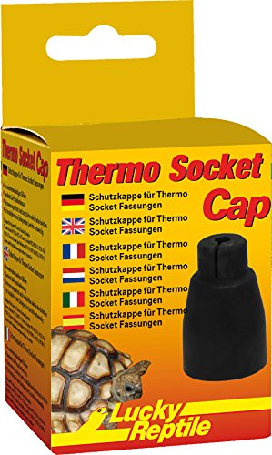 Lucky Reptile Thermo Socket Cap, Farbe:Schwarz von Lucky Reptile