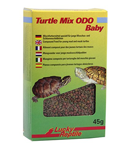 Lucky Reptile Turtle Mix ODO Baby 45g, Spezialfutter für Moschusschildkrötenbabys von Lucky Reptile