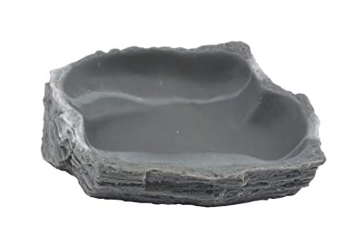 Lucky Reptile Water Dish, Farbe:Granit, Größe:Mittel von Lucky Reptile