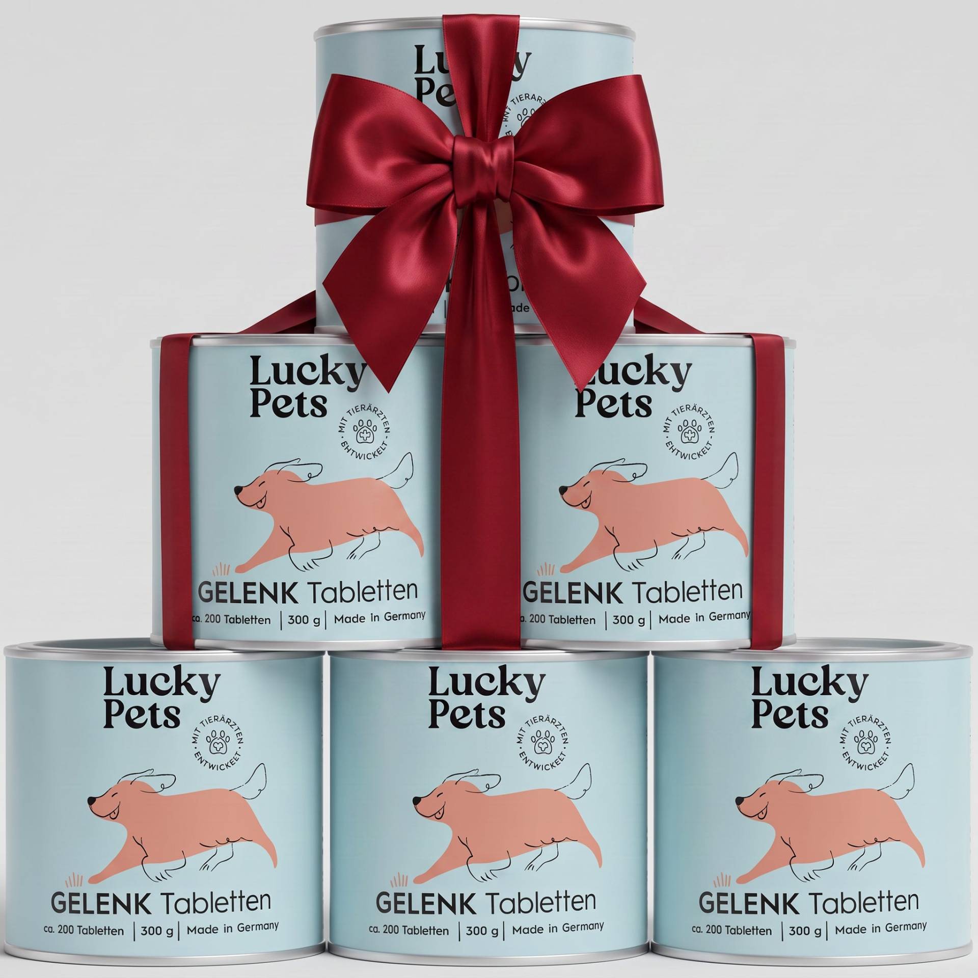 Lucky Pets Gelenktabletten - 6er Set Gelenktabletten 300 g Lucky Pets Gelenktabletten - 6er Set Gelenktabletten 300 g von LuckyPets