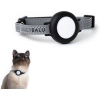 LucyBalu DORI AirTag Katzenhalsband (Nylon) grau von LucyBalu