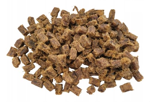 Trainingsleckerli Hunde - getrocknete Trainingshappen - 500g - Hundeleckerli für Training - Trainingswürfel hart - Trainingsknöchelchen - für - Lucze Premium Hundesnack (500, Ente) von Lucze