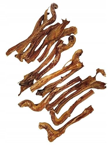 Lamm Hunde Kauartikel - Lammziemer für Hunde - weicher als Ochsenziemer - 100g - Welpen Leckerlies - Mini Sticks 10cm - Kauartikel Hund - Lucze Premium Hundleckerlis von Lucze