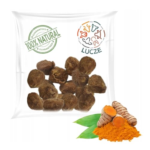 Lucze® Hundeleckerli aus Rindfleisch, Hundekekse, 50 Stück, getreidefrei & zukerfrei, Premium Kausnack, Belohnungsnack, Trainingnacks für Hunde - Starke Immunität (25-30 mm, mit Kurkuma) von Lucze