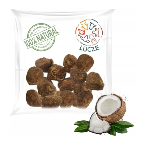 Lucze® Hundeleckerli aus Rindfleisch, Hundekekse, 50 Stück, getreidefrei & zukerfrei, Premium Kausnack, Belohnungsnack, Trainingnacks für Hunde -gesunde Haut (25-30 mm, mit Kokosmehl) von Lucze