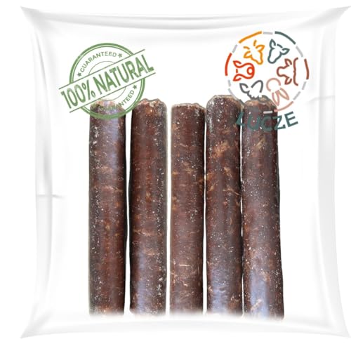 Lucze Kaurollen für Hunde 30 Stück 12cm Pferdefleisch Kaustangen 100% natürlich Hundekausticks Kausnacks Leckerlis Kauartikel von Lucze