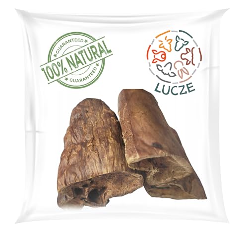 Lucze® - Pferdelunge für Hunde getrocknet - 500g - Hypoallergenic Leckerlis Hund - Kauartikel Hund vom Pferd - Dörrfleisch für Hunde - Kauzeit von Lucze