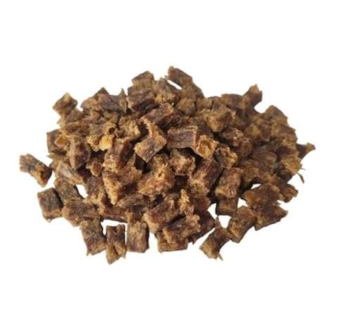 Trainingsleckerli Hunde - getrocknete Trainingshappen - 500g - Hundeleckerli für Training - Trainingswürfel hart - Trainingsknöchelchen - für - Lucze Premium Hundesnack (500, REH) von Lucze