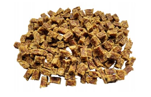 Trainingsleckerli Hunde - getrocknete Trainingshappen - 500g - Pute - Hundeleckerli für Training - Trainingswürfel hart - Trainingsknöchelchen - für - Lucze Premium Hundesnack von Lucze