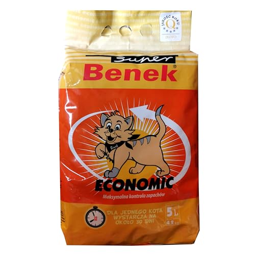 Benek Economic Klumpende Katzenstreu, 5 Liter von Ludwiglacke