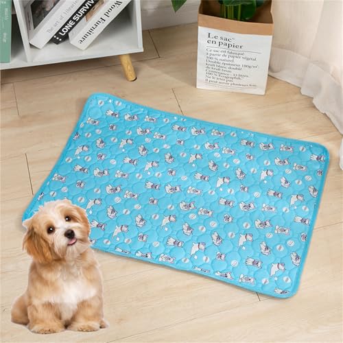 Lukery 2 Stück Wickelunterlage Waschbar für Hunde, Welpenunterlagen Wiederverwendbare Matten Trainingspads für Hunde Schnell Absorbierend (XL(100 * 70cm),Bulldogge) von Lukery